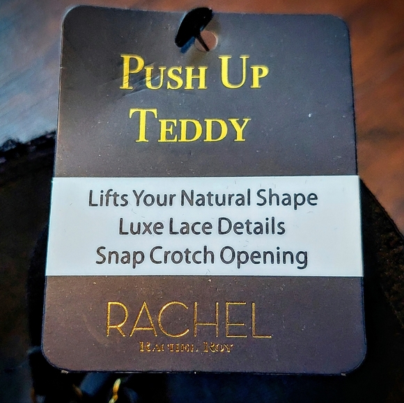 Rachel Roy Lingerie | Lace Push Up Bra Teddy/Onesie | NWT 🖤 - Picture 7 of 7